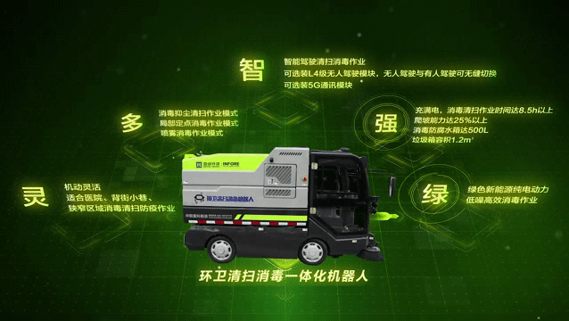 智能環(huán)衛(wèi)機(jī)器人軍團(tuán)再添猛將！清掃消毒一體化機(jī)器人利劍出鞘